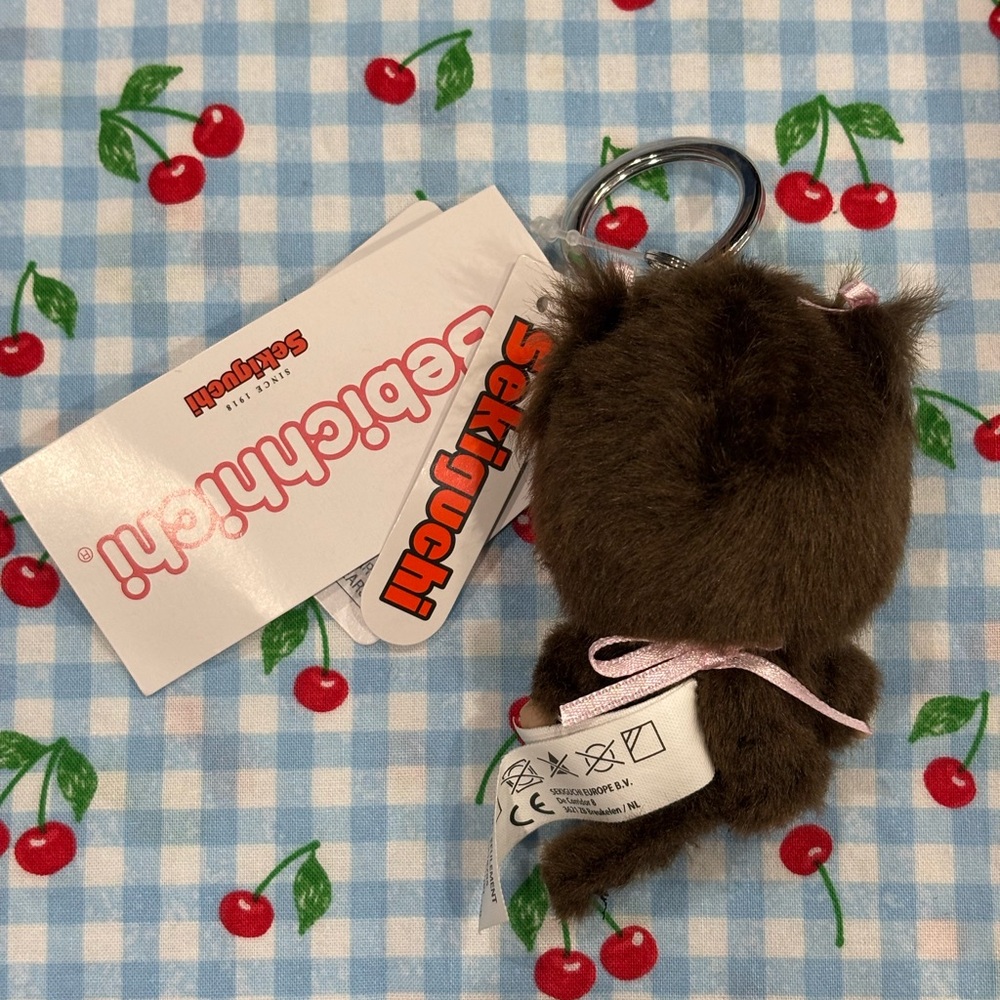 Monchhichi bebichhichi keychain new with tags - Picture 2 of 2